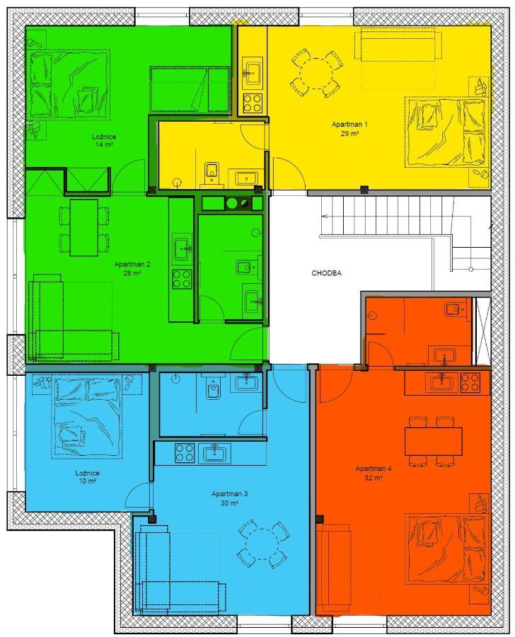 Apartmany Hacienda Boží Dar מראה חיצוני תמונה