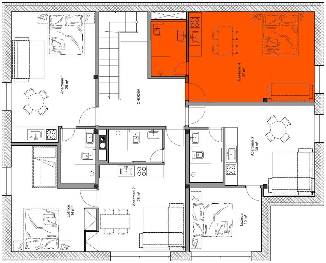 Apartmany Hacienda Boží Dar מראה חיצוני תמונה