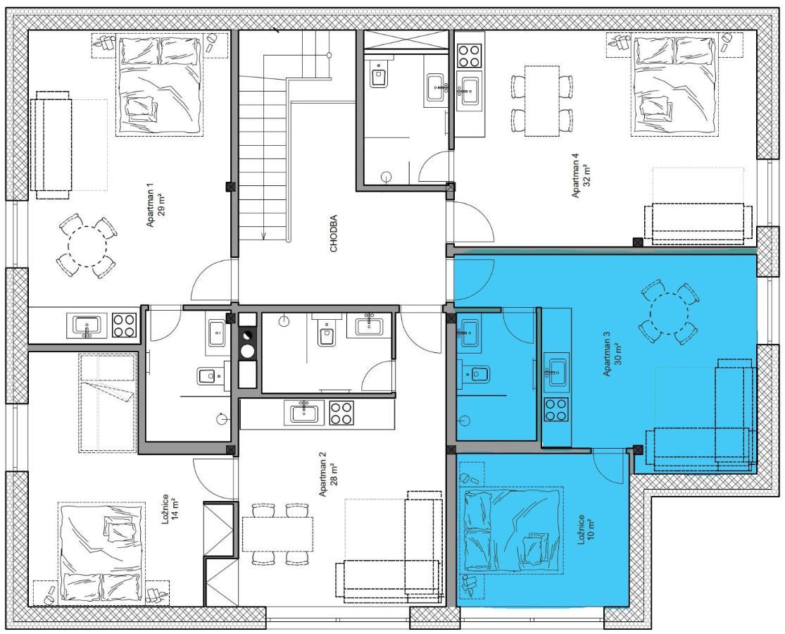 Apartmany Hacienda Boží Dar מראה חיצוני תמונה
